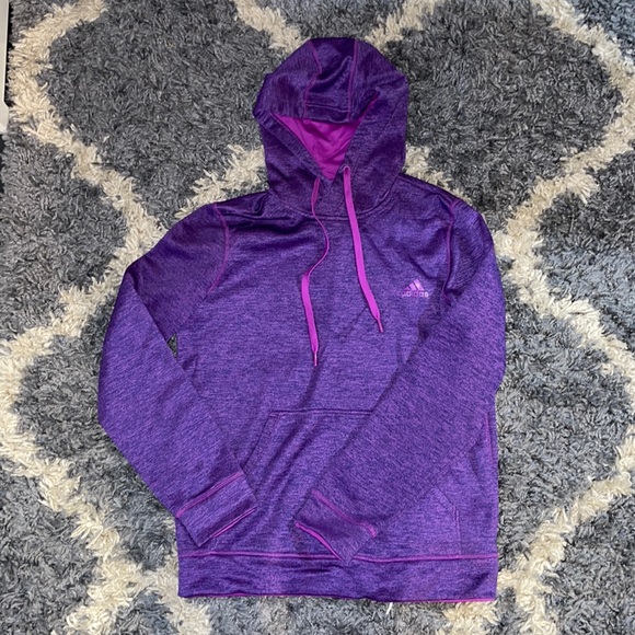 Purple M Adidas Sweatshirt ClimaWarm - Picture 2 of 5